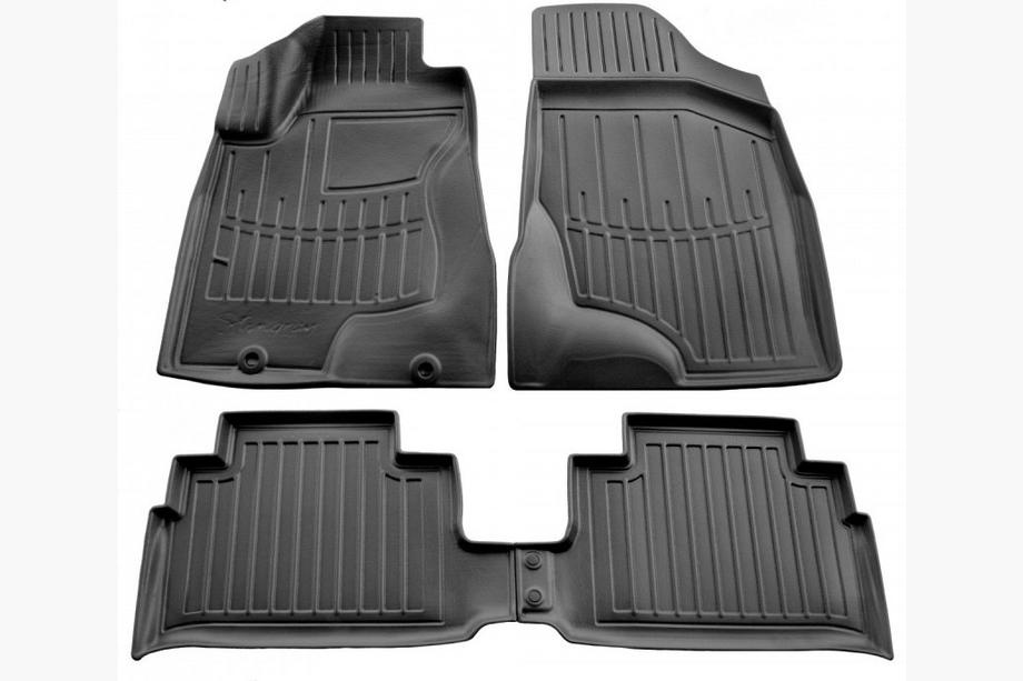 Lexus RX 2003-2009 гг. Коврики резиновые Stingray 3D (4 шт, полиуретан) Image