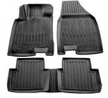 Nissan Qashqai 2007-2010 гг. Коврики резиновые Stingray 3D (для +2, 5 шт, полиуретан) фото 1