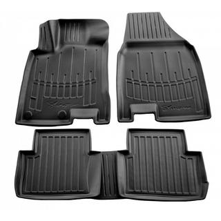 Коврики резиновые Stingray 3D (для +2, 5 шт, полиуретан) Nissan Qashqai 2010-2014 гг.