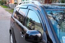 Peugeot 4007 2007-2013 гг. Ветровики на окна (4 шт, HIC) фото 1