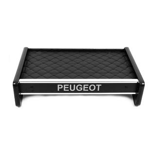 Полка на панель (Черная с черной строчкой) Peugeot Boxer 2006-2025 гг. фото 2