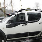 Mitsubishi L200 2006-2015 гг. Верхние Молдинги Дверей (4 шт, ABS) фото 2