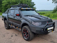 Mitsubishi L200 2006-2015 гг. Верхние Молдинги Дверей (4 шт, ABS) фото 11