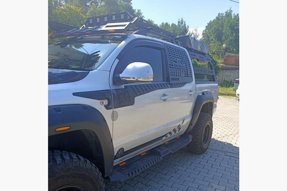 Volkswagen Amarok 2010-2022 гг. Верхние Молдинги Дверей (6 шт, ABS) Image