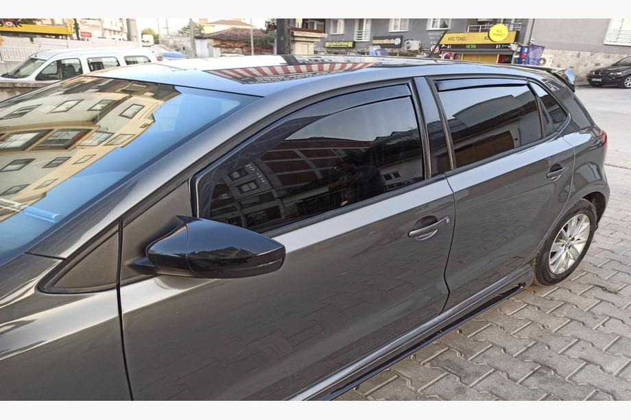 Volkswagen Polo 2010-2017 гг. Вставные дефлекторы окон HB (Esa, 4 шт) Image