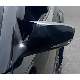 Накладки на зеркала с вырезом под поворотник в стиле BMW (2 шт) Hyundai Veloster 2011-2017 гг. фото 1