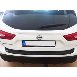 Накладка на задний бампер Esa (2017-2021, ABS) Nissan Qashqai 2014-2021 гг. фото 1