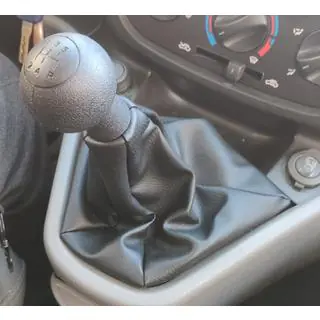 Fiat Doblo 2005-2010 Ручка и Чехол КПП OEM 735424356 (черный) Fiat Doblo I 2005-2010 гг. фото 1