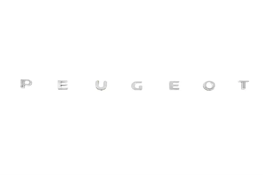 Peugeot Partner/Rifter 2019- гг. Надпись Peugeot (630мм x 25мм) Image