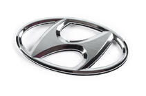 Hyundai I-20 2008-2012 гг. Эмблема 86300-1J500 (125 мм x 65 мм) фото 2