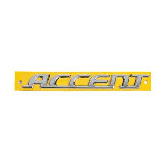 Надпись Accent (155мм x 18мм) Hyundai Accent 2006-2010 гг. фото 1