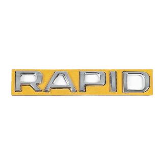 Надпись Rapid (130 мм x 22 мм) Skoda Rapid 2012-2019 гг. фото 1