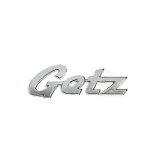 Надпись Getz (100мм x 38мм)