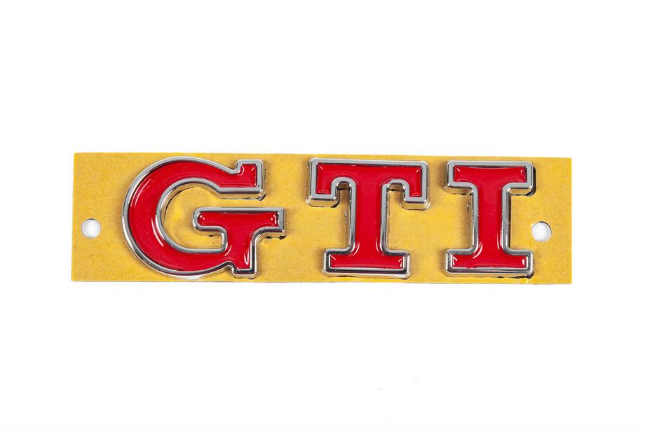 Надпись GTI (90мм x 25мм) Фото 1