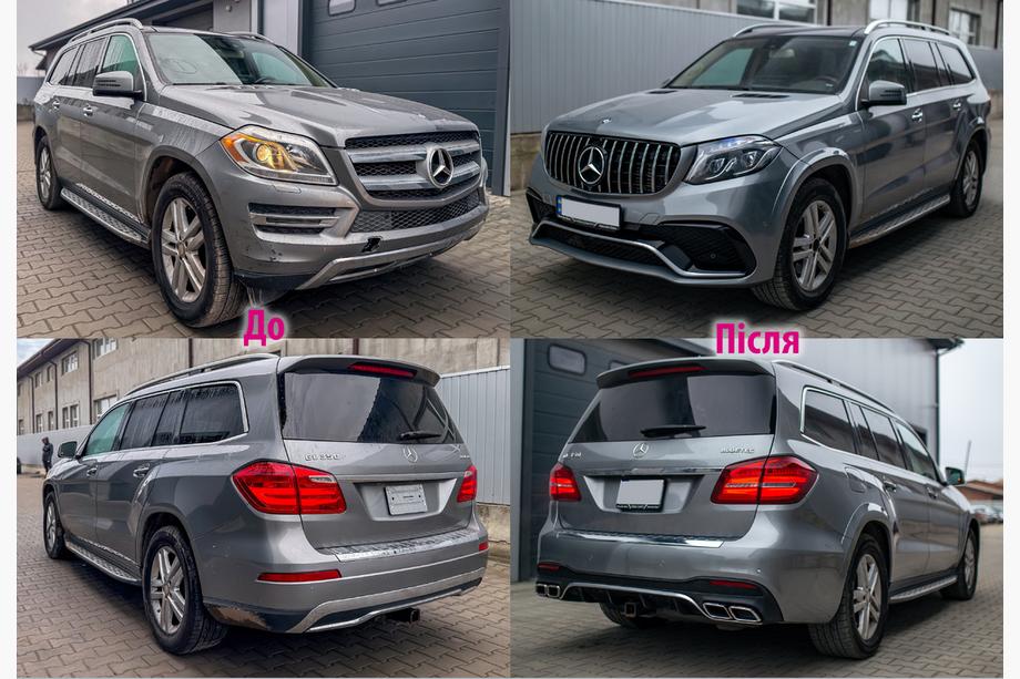 Mercedes GL/GLS class X166 2012-2019 гг. Комплект рестайлинга с GL на GLS AMG Image