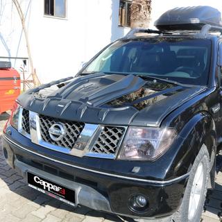 Комплект накладок на капот DRAGON (3 шт) Nissan Navara 2006-2015 гг. фото 4