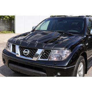 Комплект накладок на капот DRAGON (3 шт) Nissan Navara 2006-2015 гг. фото 1