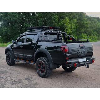 Молдинги Дверей (4 шт, ABS) Mitsubishi L200 2006-2015 гг. фото 4