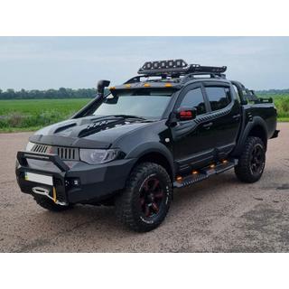 Молдинги Дверей (4 шт, ABS) Mitsubishi L200 2006-2015 гг. фото 1
