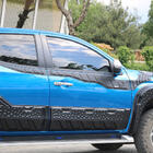 Mitsubishi L200 2015-2024 гг. Верхние Молдинги Дверей 2019+ (6 шт, ABS) фото 1