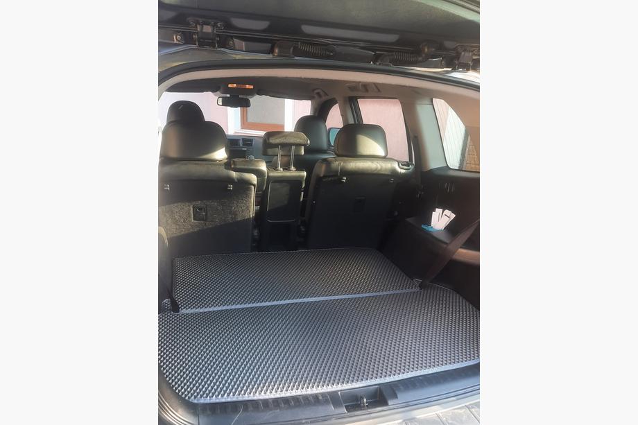 Toyota Highlander 2008-2013 гг. Коврик в багажник EVA (2 части, черный) Image