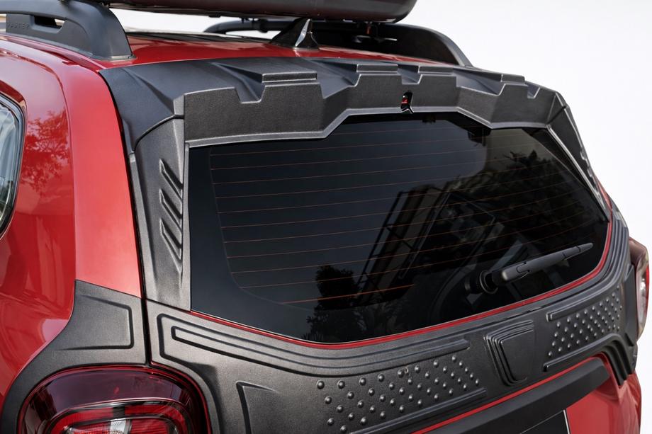 Renault Duster 2018-2024 гг. Спойлер 3-частный (ABS) Image