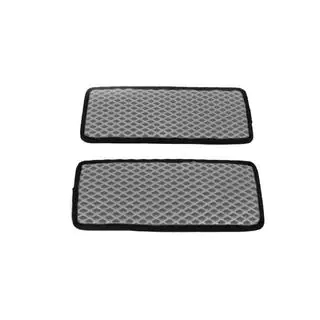 Полиуретановые коврики на пороги (2 шт, EVA, серые) Citroen Jumper 2007-2025 гг. фото 1