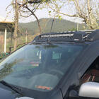 Renault Duster 2008–2017 гг. Козырек лобового стекла V3 (LED) фото 2