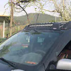 Renault Duster 2008–2017 гг. Козырек лобового стекла V3 (LED) фото 2