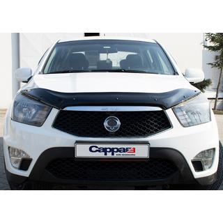 Дефлектор капота (2013-2018, EuroCap) SsangYong Action 2005-2018 гг. фото 3