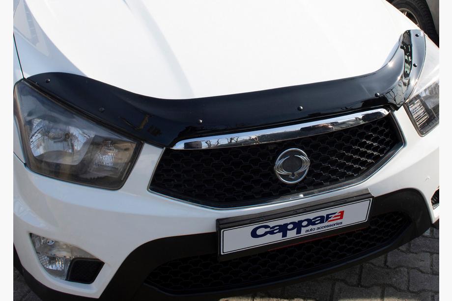 SsangYong Action 2005-2018 гг. Дефлектор капота (2013-2018, EuroCap) Image