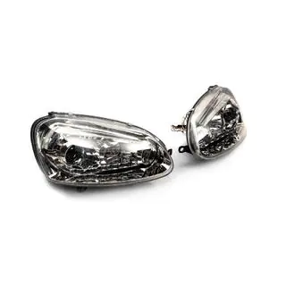 Передние фары с LED огнями Silver (2 шт) фото 3