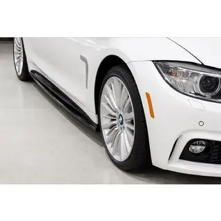 Боковые Подножки EuroCap (черные) BMW 4 серия F32/F33/F36 2012-2020 гг. фото 1