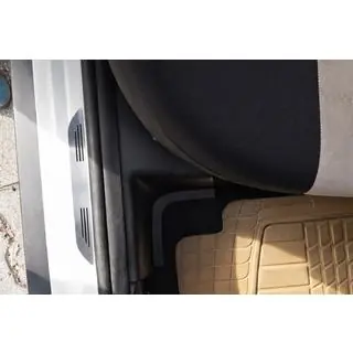 Накладки на внутренние пороги EuroCap (5 шт, ABS) Renault Duster 2008–2017 гг. фото 3