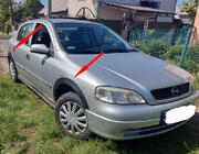 Opel Astra G classic 1998-2012 гг. Расширители арок (4 шт, черные металлические) фото 1