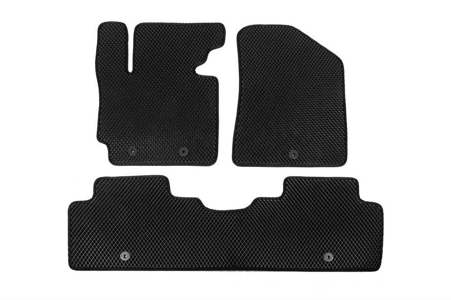 Kia Soul II 2013-2018 гг. Коврики EVA (черные) Image