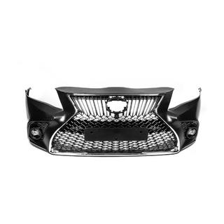 Передний бампер в сборе (рестайлинг, стиль Lexus V2) Toyota Camry 2006-2011 гг. фото 3