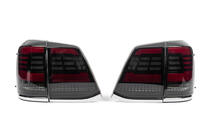 Toyota Land Cruiser 200 2007-2021 гг. Задние Фонари 2008-2015 (Sequential Red) фото 5