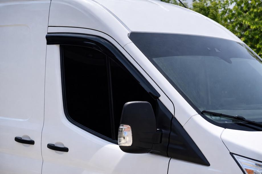 Ford Transit 2014- гг. Ветровики на окна (2 шт, EuroCap) Image