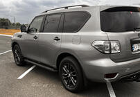 Nissan Armada 2016-2024 гг. Боковые Подножки New Vision Grey (2 шт., Алюминий) фото 6