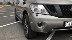 Nissan Armada 2016-2024 гг. Боковые Подножки New Vision Grey (2 шт., Алюминий) фото 8