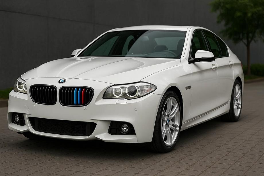 BMW 5 серия F10/F11 2010–2016 гг. Вставки в решетку радиатора 2010-2013 (3 шт) Image