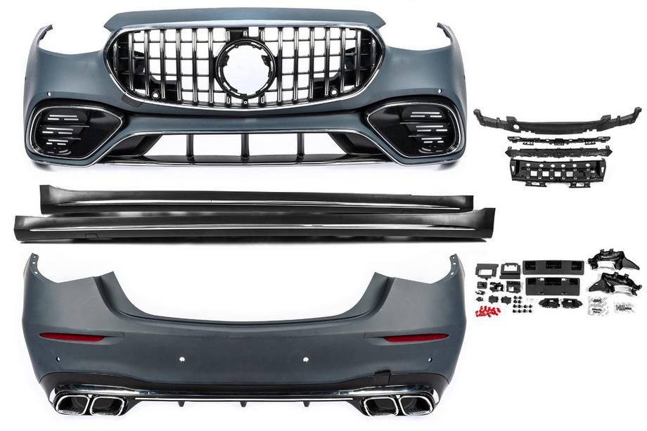 Mercedes S-class W223 2020- гг. Комплект обвеса AMG S63 с боковыми порогами Image