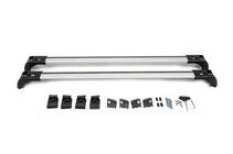 BMW X3 F25 2011-2018 гг. Поперечины на интегрированные рейлинги с замком Skybar V2 (2 шт) до 120 см, Черный фото 3