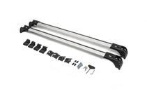 BMW X3 F25 2011-2018 гг. Поперечины на интегрированные рейлинги с замком Skybar V2 (2 шт) до 120 см, Черный фото 5