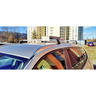 Поперечины на интегрированные рейлинги с замком Skybar V2 (2 шт) BMW X3 F25 2011-2018 гг. фото 1