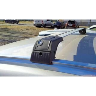 Поперечины на интегрированные рейлинги с замком Skybar V2 (2 шт) BMW X3 F25 2011-2018 гг. фото 2