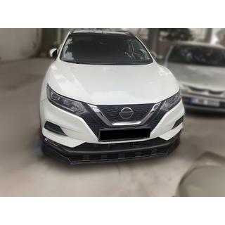 Передний лип 2017-2021 (ABS) Nissan Qashqai 2014-2021 гг. фото 1