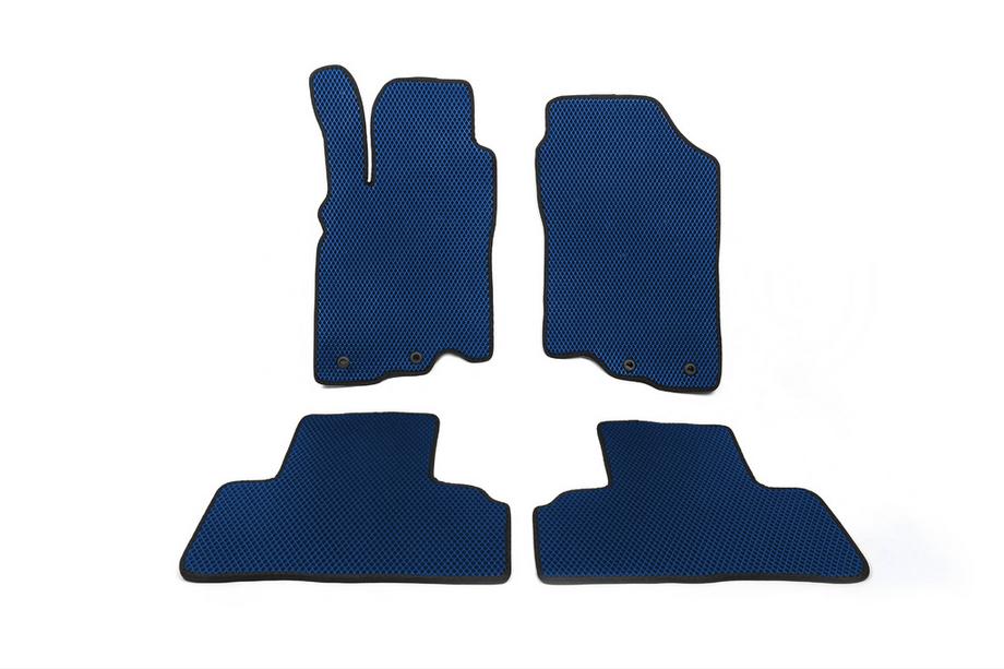 Honda Insight II 2009-2014 гг. Коврики EVA (Синие) Image