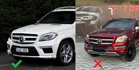 Mercedes GL/GLS class X166 2012-2019 гг. Передняя решетка GT Panamericana (для GL) Уценка фото 5